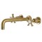 Kingston Brass KS8027NX Two-Handle Wall Mount Tub Faucet, Brushed Brass KS8027NX - alternate 1